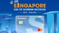 Chủ thẻ Sacombank mastercard được tặng chuyến du lịch Singapore