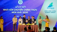 Bamboo Airways là nhà tài trợ vận chuyển chính thức cho CLB bóng đá Hà Nội mùa giải 2020