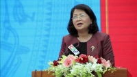 Phó Chủ tịch nước Đặng Thị Ngọc Thịnh dự hội nghị cụm thi đua Tây Nam Bộ