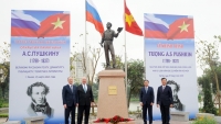 Hà Nội: Khánh thành tượng đài thi hào Nga A.S.Pushkin