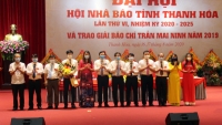 Đại hội Hội Nhà báo tỉnh Thanh Hóa lần thứ VI, nhiệm kỳ 2020 - 2025 thành công tốt đẹp