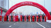 Cận cảnh thông xe cầu vượt hồ Linh Đàm, giải tỏa ùn tắc phía Nam Hà Nội