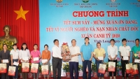 Thủ tướng dự chương trình ‘Tết sum vầy’ với người nghèo tại Vĩnh Long