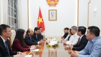 Thủ tướng Nguyễn Xuân Phúc tiếp Tổng Giám đốc Tập đoàn dệt may Texhong Việt Nam