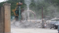 Nghi Lộc - Nghệ An:Trạm trộn bê tông không phép, gây ô nhiễm môi trường ngang nhiên hoạt động