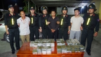 Bắt 5 đối tượng vận chuyển 120 bánh heroin từ Lào về