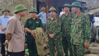 Bộ trưởng Nguyễn Xuân Cường kiểm tra ứng phó hoàn lưu, khắc phục thiệt hại sau bão số 4 tại Hà Tĩnh