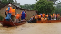 Hơn 150 trường học ở Hà Tĩnh dừng khai giảng do mưa lũ