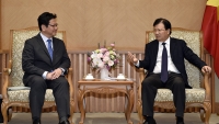 Phó Thủ tướng Trịnh Đình Dũng tiếp lãnh đạo Ngân hàng Hợp tác Quốc tế Nhật Bản - JBIC
