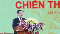 Phó Thủ tướng Vương Đình Huệ dự lễ kỷ niệm 60 năm chiến thắng Tua Hai