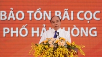 Thủ tướng dự lễ khởi công xây dựng Khu bảo tồn bãi cọc Cao Quỳ