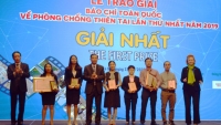 Lễ trao Giải Báo chí toàn quốc về Phòng chống thiên tai lần thứ nhất năm 2019