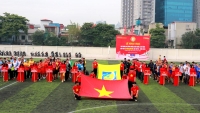 Khai mạc Giải bóng đá công nhân viên chức lao động Cúp Báo Lao động Thủ đô