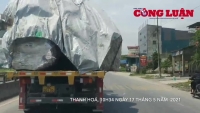 Thanh Hoá: Tình trạng xe quá tải, quá khổ vẫn tái diễn