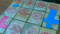Thu giữ hàng chục bánh heroin có chữ Trung Quốc trôi dạt vào bờ biển Quảng Nam