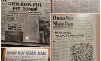 Khám phá tư liệu quý về Chiến dịch Điện Biên Phủ tại Bảo tàng Báo chí Việt Nam