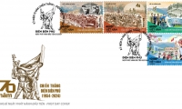 Phát hành bộ tem về Điện Biên Phủ từ quá khứ hào hùng đến đổi mới và phát triển