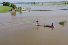 Mực nước trên sông Mekong ở nhiều nơi đang cao hơn trung bình nhiều năm