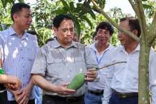 Thủ tướng Phạm Minh Chính thăm vùng sản xuất nông nghiệp xã Hát Lót, Sơn La