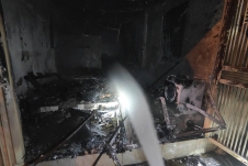 Hà Nội: Hỏa hoạn tại quận Hoàng Mai, 1 ngôi nhà bị thiêu rụi