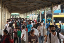 Hà Nội: Khách di chuyển qua bến xe tăng trên 200% dịp nghỉ lễ 2/9