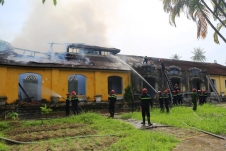 Cháy lớn trong di tích Quốc Tử Giám triều Nguyễn ở Huế