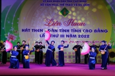 Hơn 200 nghệ nhân, diễn viên tham gia Liên hoan hát Then, đàn Tính Cao Bằng