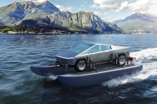 Xe bán tải Tesla Cybertruck sẽ có thể di chuyển trên mặt nước như thuyền