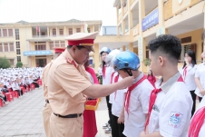 Thành phố Thái Bình: Hơn 1.200 học sinh được tuyên truyền, giáo dục pháp luật về an toàn giao thông, bạo lực học đường