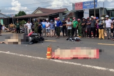 Gia Lai: Tai nạn giao thông liên hoàn trên Quốc lộ 14, hai người tử vong tại chỗ