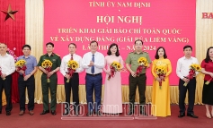 Nam Định hưởng ứng Giải Báo chí toàn quốc về xây dựng Đảng