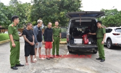 Bắt giữ nhóm đối tượng đi ô tô từ Hà Nội về Ninh Bình trộm cắp tài sản