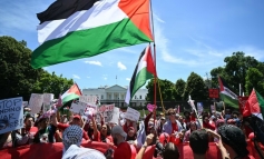 Hàng nghìn người biểu tình trước Nhà Trắng, yêu cầu chấm dứt chiến tranh ở Gaza