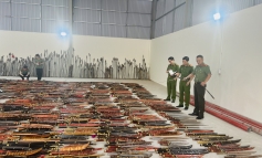 Lào Cai: Tiêu hủy gần 3.000 vũ khí tự chế, vũ khí thô sơ bị phát hiện, thu giữ