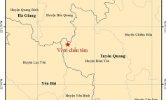 Động đất 4 độ richter ở Tuyên Quang, nhiều nơi rung lắc