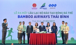 Ra mắt Câu lạc bộ đào tạo bóng đá trẻ Bamboo Airways Thái Bình