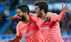 Vòng 34 La Liga: Barcelona tiến sát chức vô địch