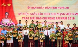 Trao giải Báo chí tỉnh Nghệ An lần thứ XIV