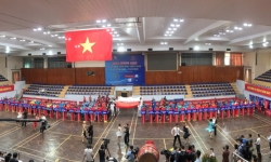 Toàn cảnh Lễ Khai mạc Giải bóng bóng Cup Hội Nhà báo Việt Nam lần thứ XIII- 2019