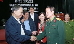 Đại tướng Tô Lâm tiếp xúc cử tri huyện Lương Tài, tỉnh Bắc Ninh
