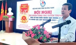 Quảng Nam phổ biến cho hội viên Hội Nhà báo tuyên truyền về bầu cử