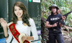 Cựu hoa hậu Myanmar cầm vũ khí chống lại quân đội