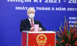 Tổng Bí thư Nguyễn Phú Trọng: Các đại biểu được bầu sẽ tiếp tục hết lòng vì nước vì dân