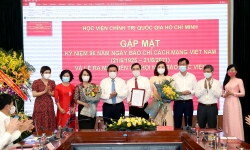 Ra mắt Liên chi hội Nhà báo Học viện Chính trị quốc gia Hồ Chí Minh
