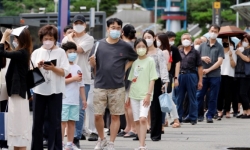 Ca nhiễm COVID của Hàn Quốc tăng đột biến, xuất hiện biến thể Delta Plus