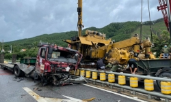 Quảng Ninh: Tai nạn liên hoàn trên quốc lộ 279, 4 người nhập viện