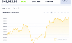 Giá Bitcoin hôm nay 26/8: Trở lại trên mức 48.000 USD