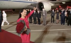Về đến Trung Quốc, 'Công chúa Huawei' được chào đón như người hùng