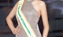 Thùy Tiên hé lộ thiết kế đầm dạ hội cho bán kết Miss Grand International 2021