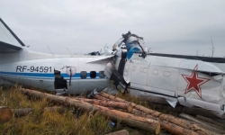 Rơi máy bay khiến 16 người thiệt mạng ở Nga